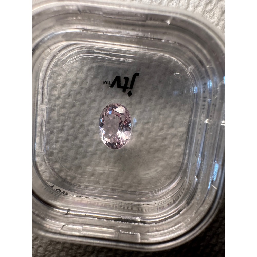 JTV Afghanistan Kunzite 2.00ct Average 9x7mm Oval Faceted Pink Loose Gemstone